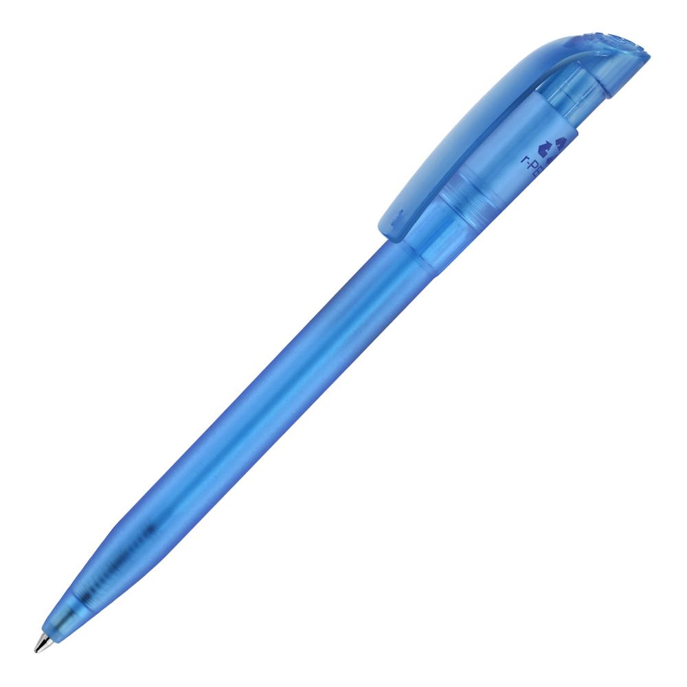 Balpen S45 R-PET transparant - Transparant / Blauw