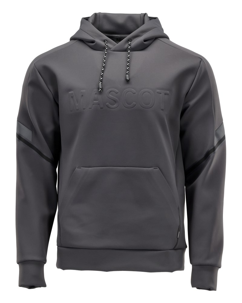 Fleece capuchontrui - steengrijs