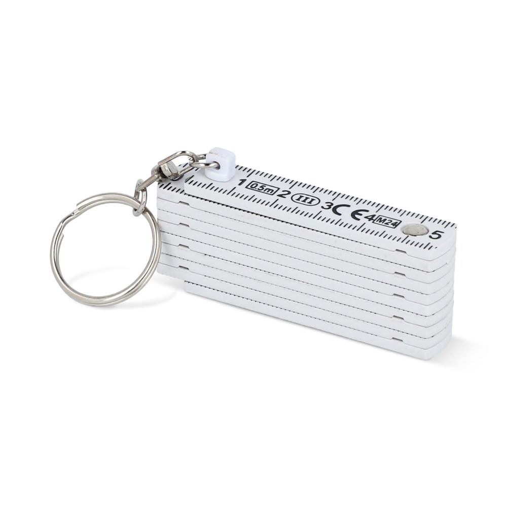 Gekalibreerde duimstok sleutelhanger 0,5m