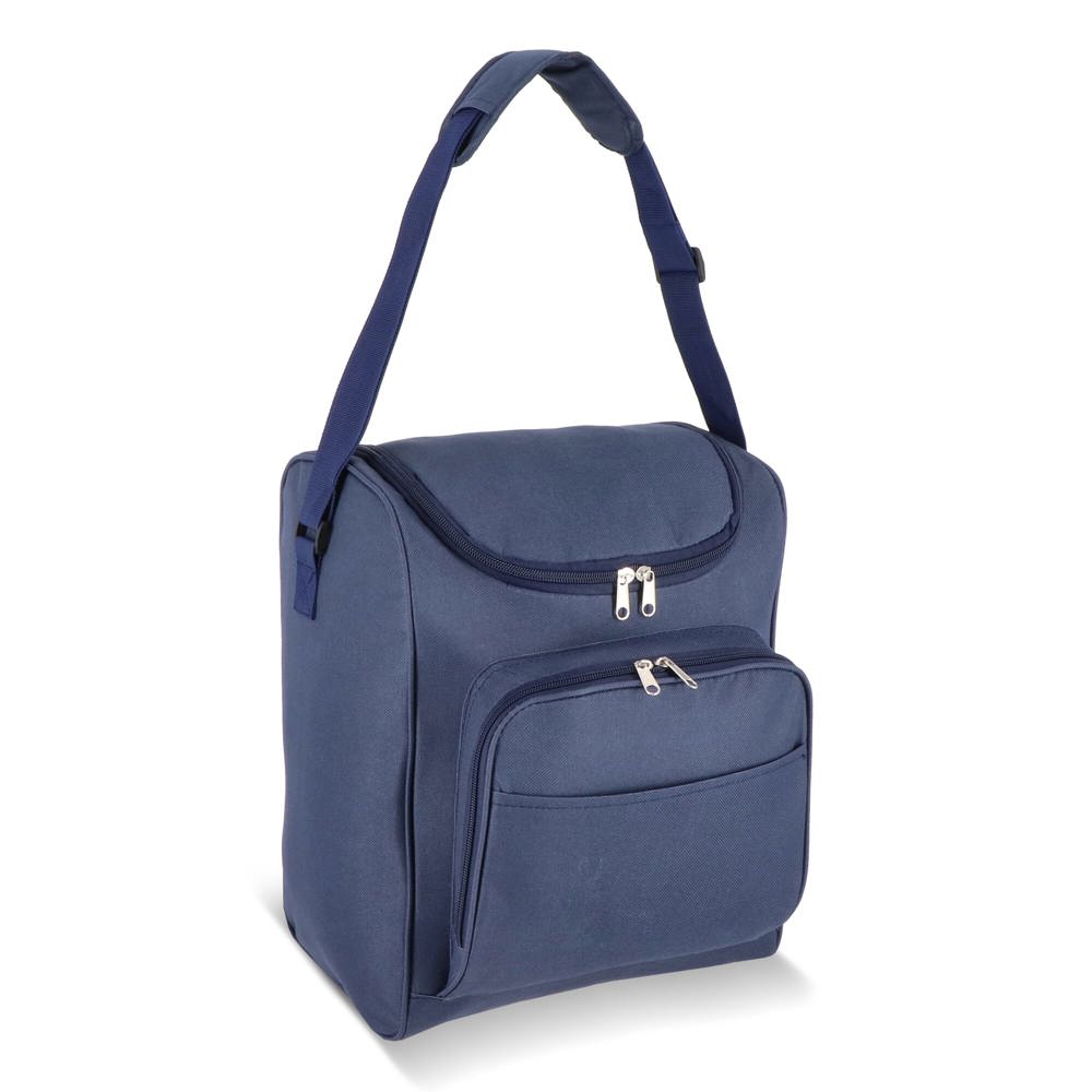 R-PET 600D koeltas, 26 x 19 x 34 cm, 13L - Donkerblauw