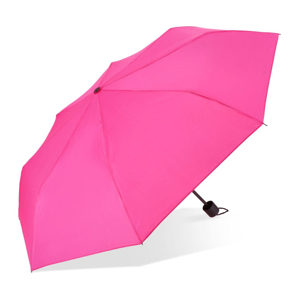 Congo 190T Pongee 21" Opvouwbare paraplu - Roze