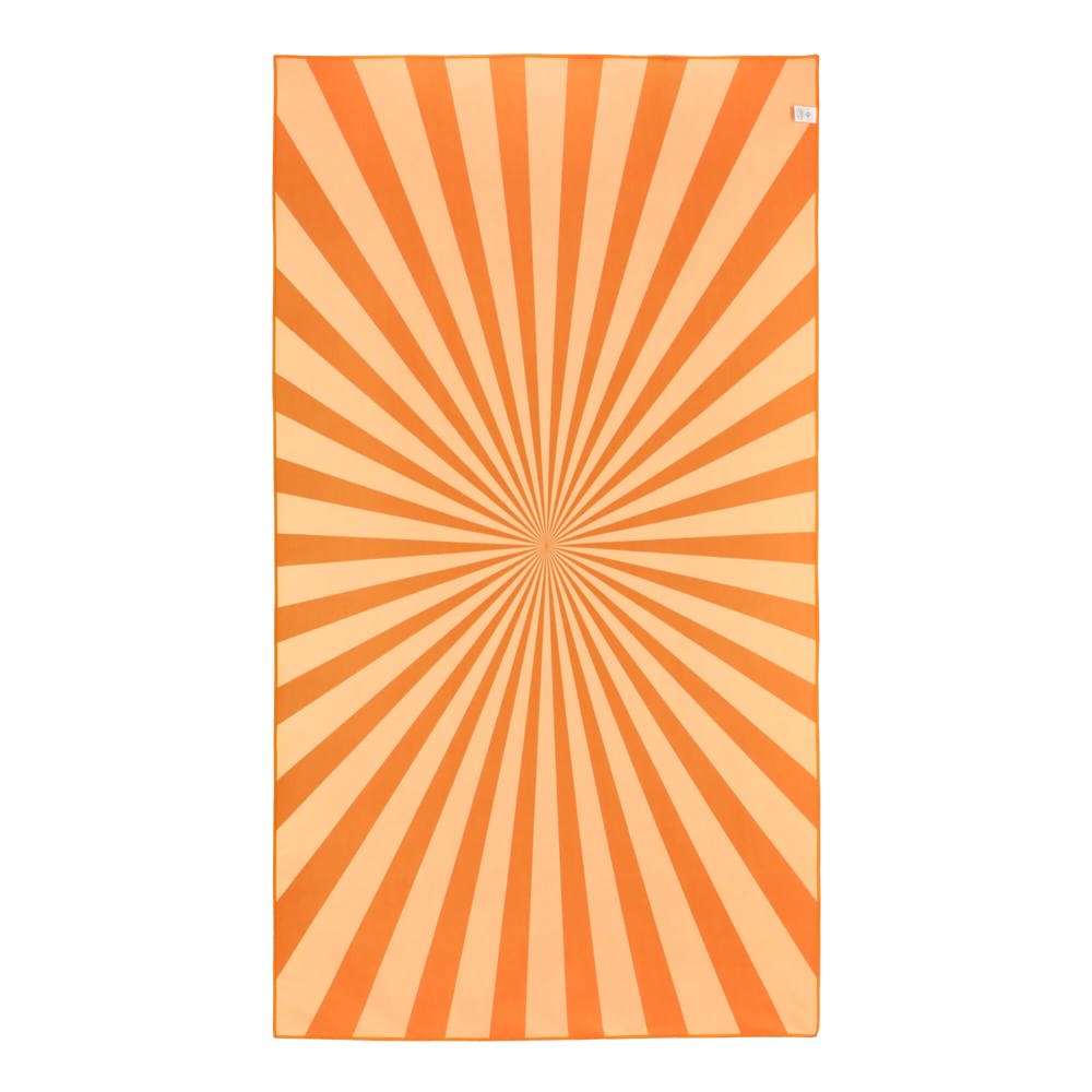 R-PET sneldrogende strandlaken 100x180cm met opbergzak (200g/m²) sublimatie