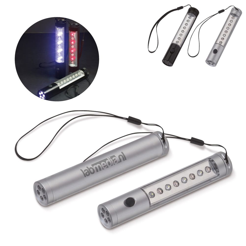 Zaklamp aluminium magneet