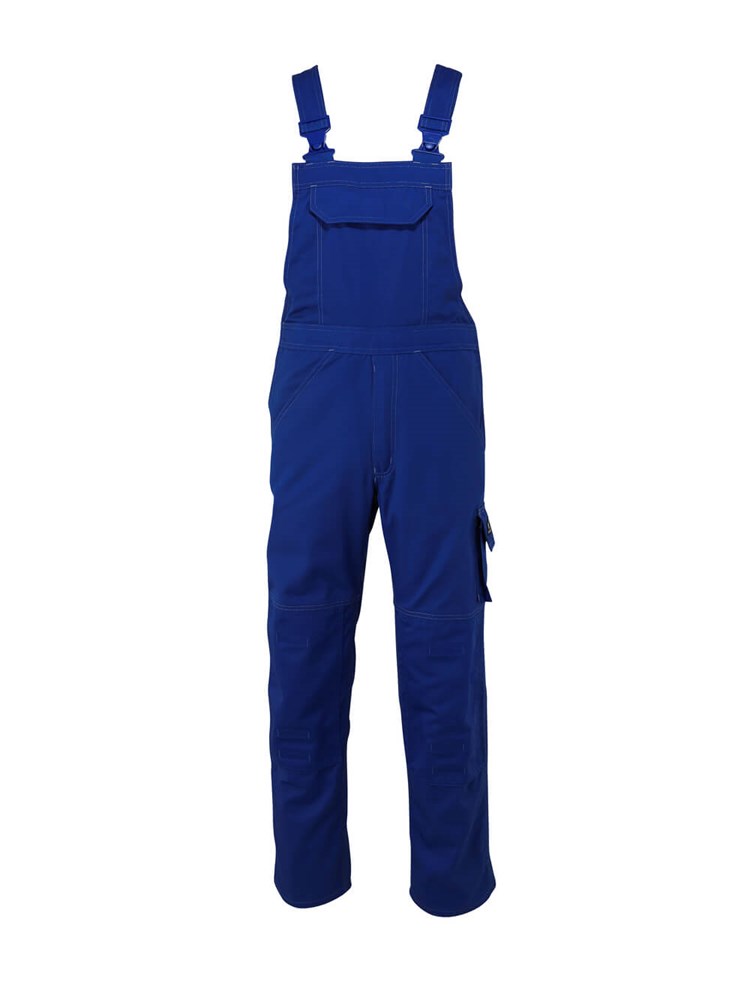 Amerikaanse overall met kniezakken - korenblauw