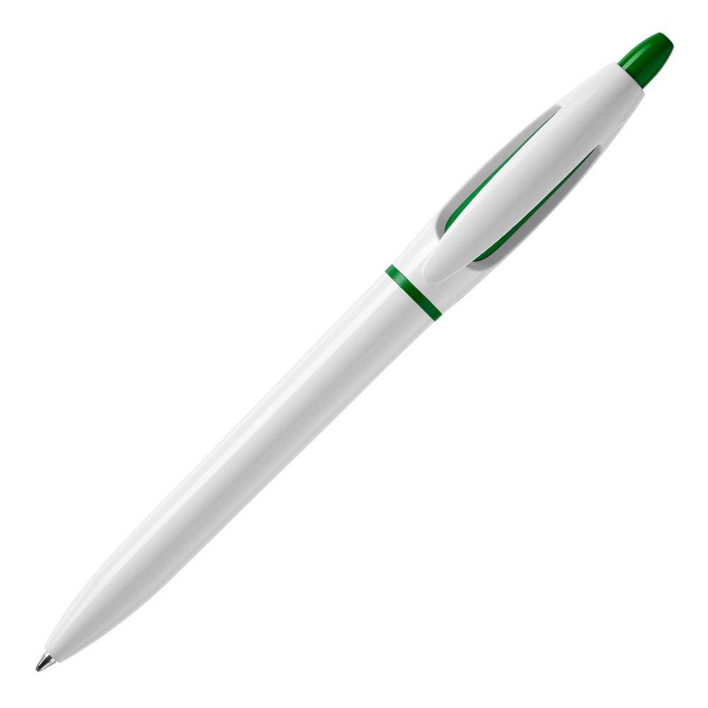 Balpen S! hardcolour - Wit / Groen