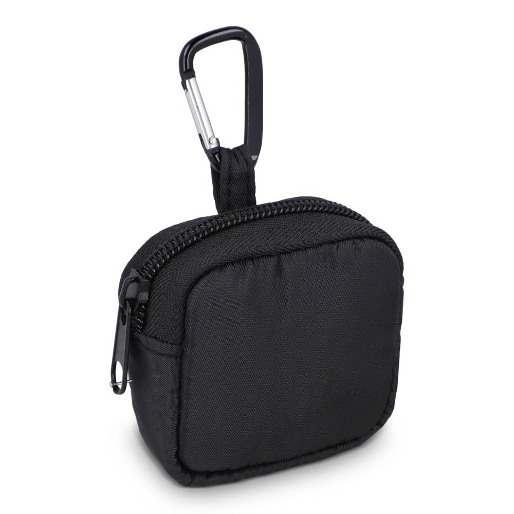 Nylon Earphones Pouch 6.5 x 6 cm - Zwart