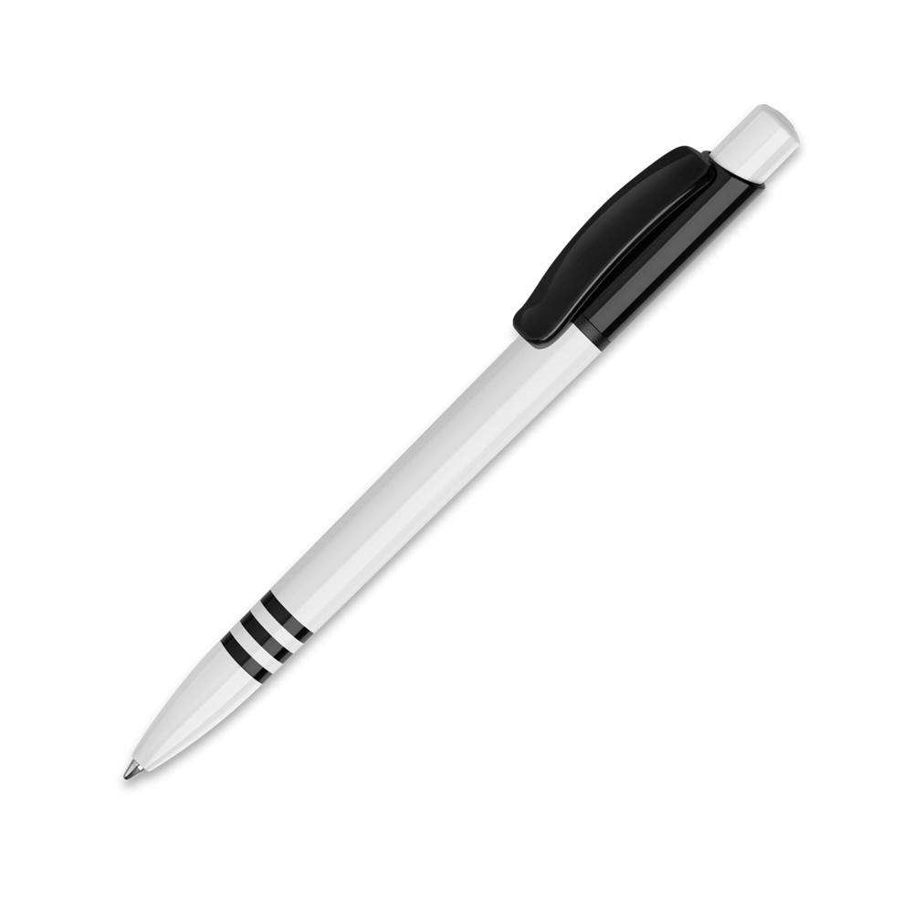 Balpen Tropic hardcolour - Wit / Zwart