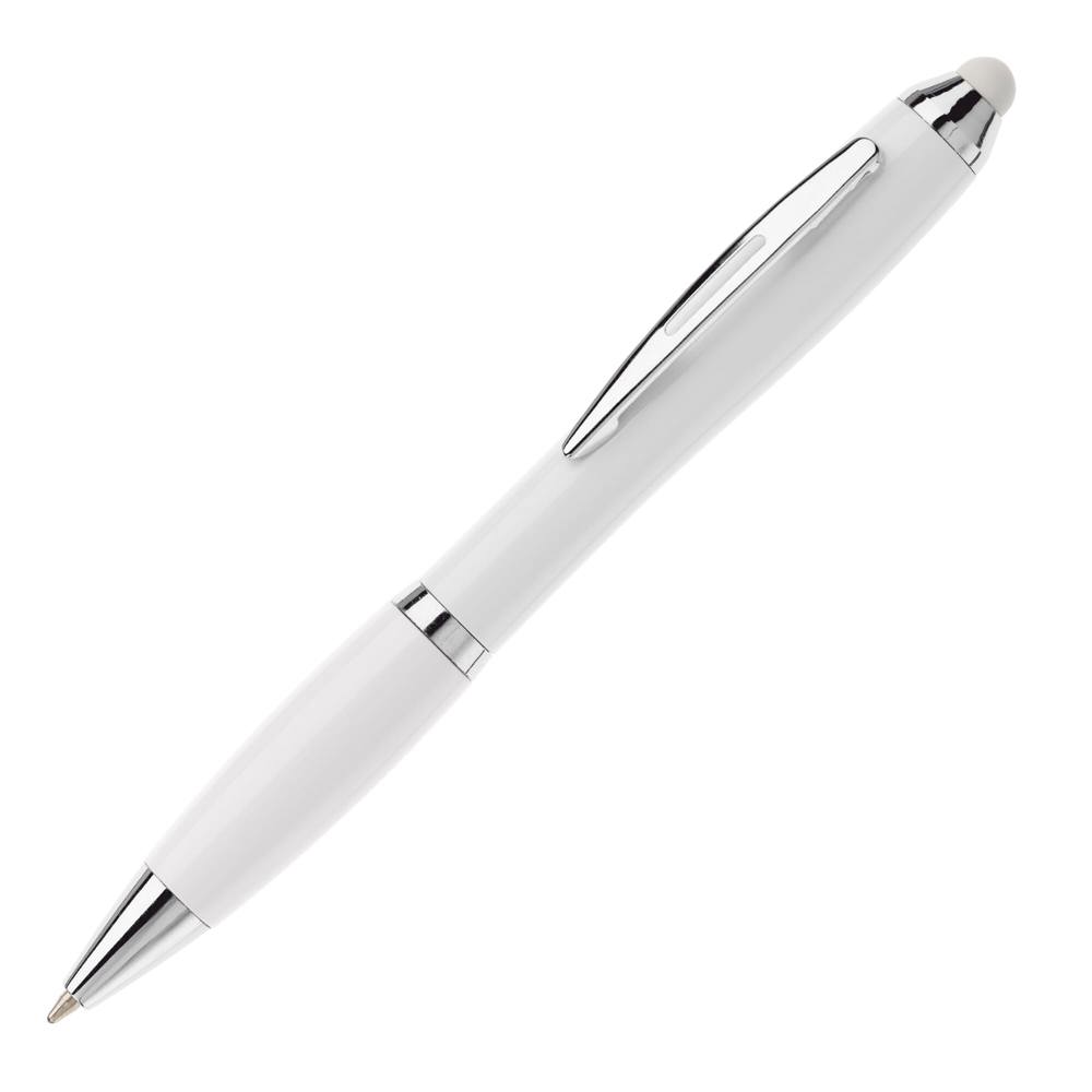 Balpen Hawaï stylus hardcolour - Wit / Wit