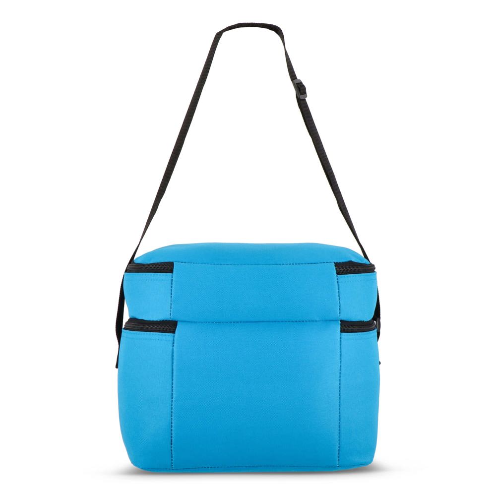 R-PET 600D koeltas met dubbele compartimenten, 30 x 20 x 24 cm, 12L