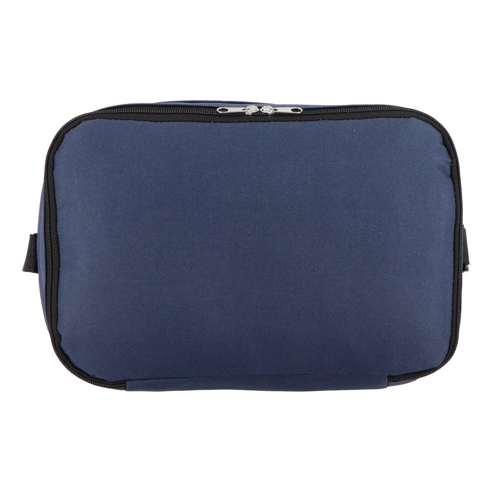 R-PET 600D koeltas met dubbele compartimenten, 30 x 20 x 24 cm, 12L