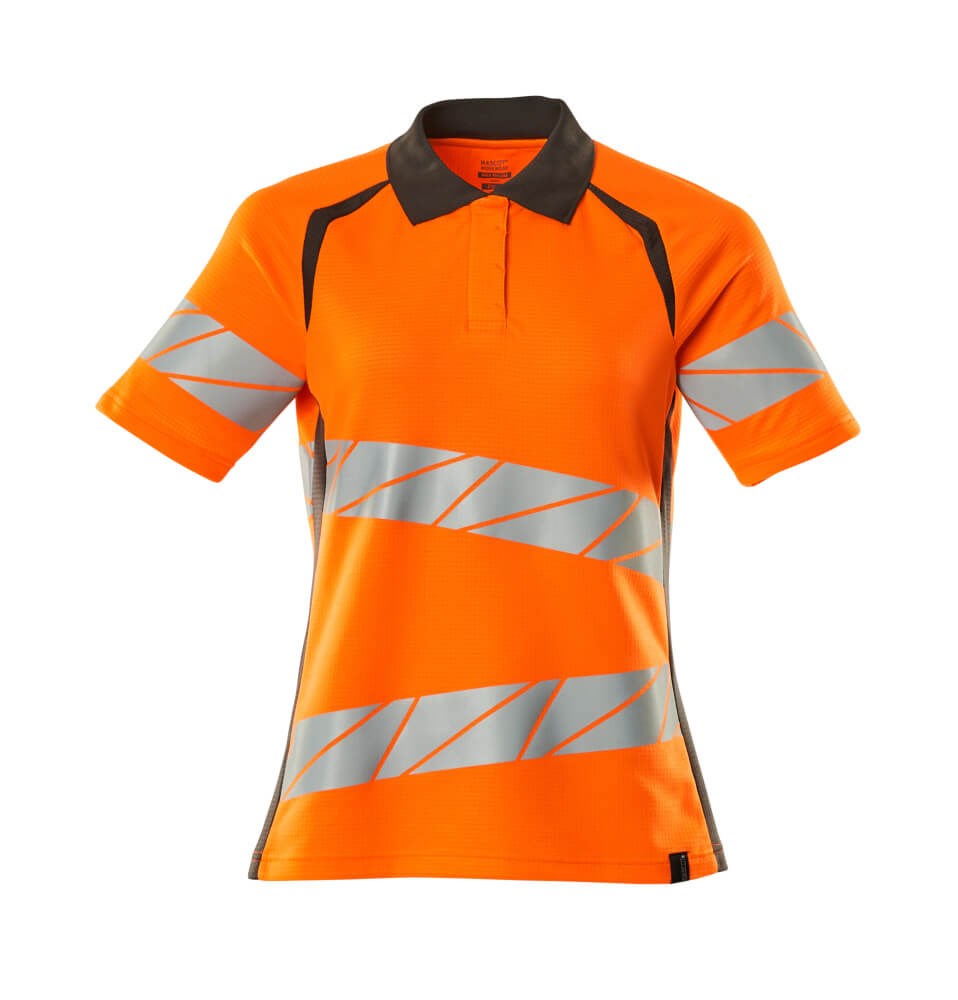Poloshirt - hi-vis oranje/donkerantraciet