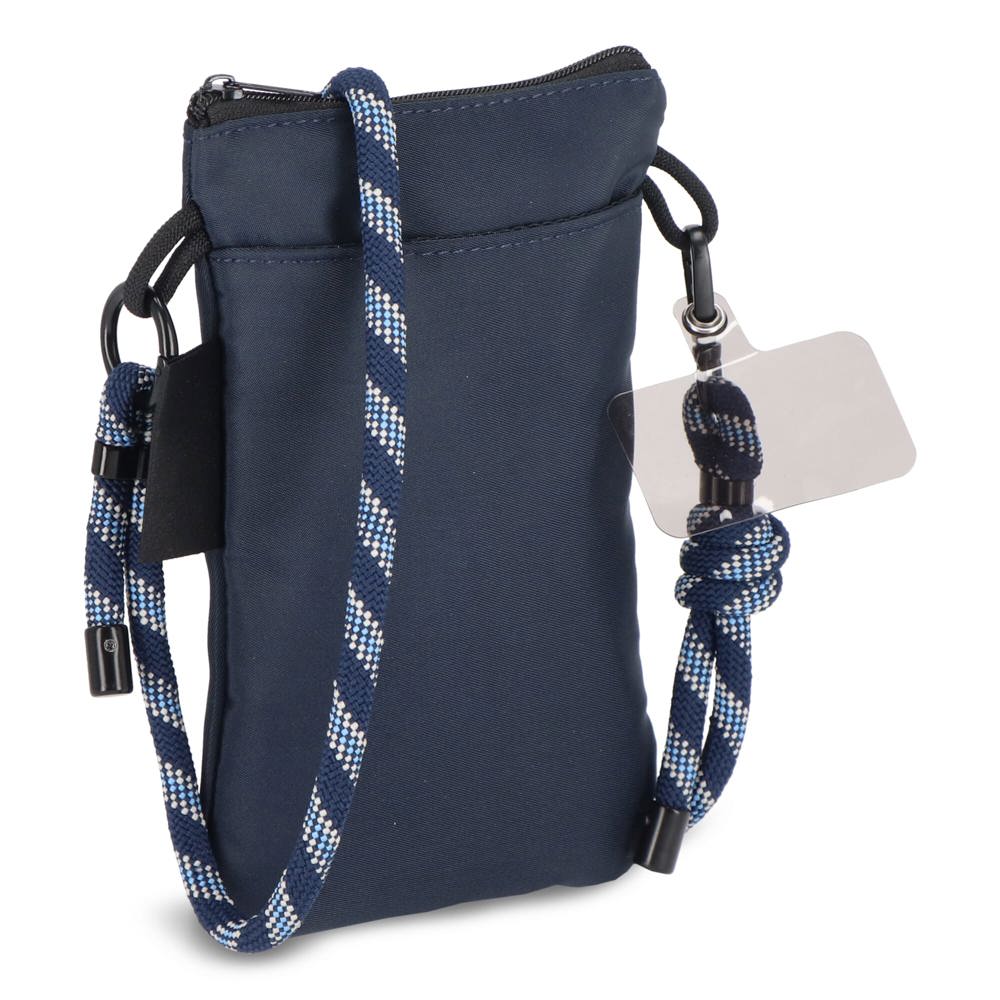 Pocket Everyday Essentials pouch met paracord draagkoord - Donkerblauw