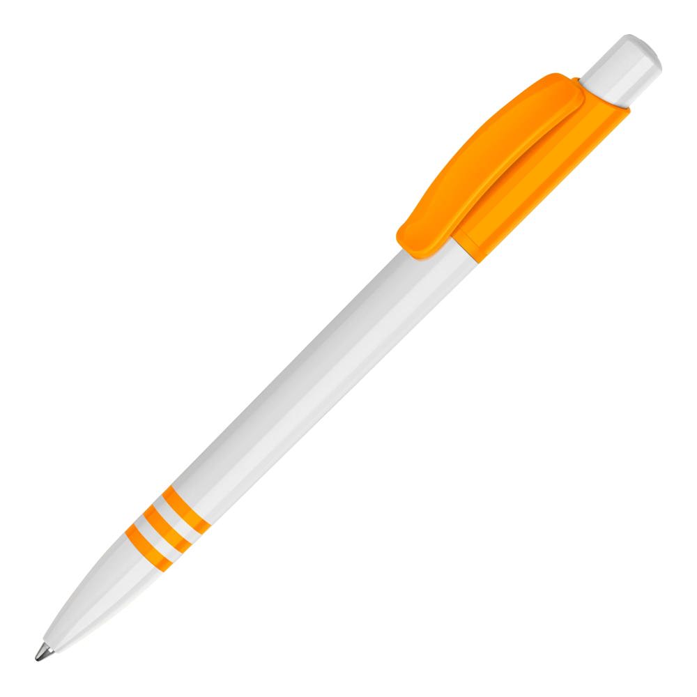 Balpen Tropic hardcolour - Wit / Oranje