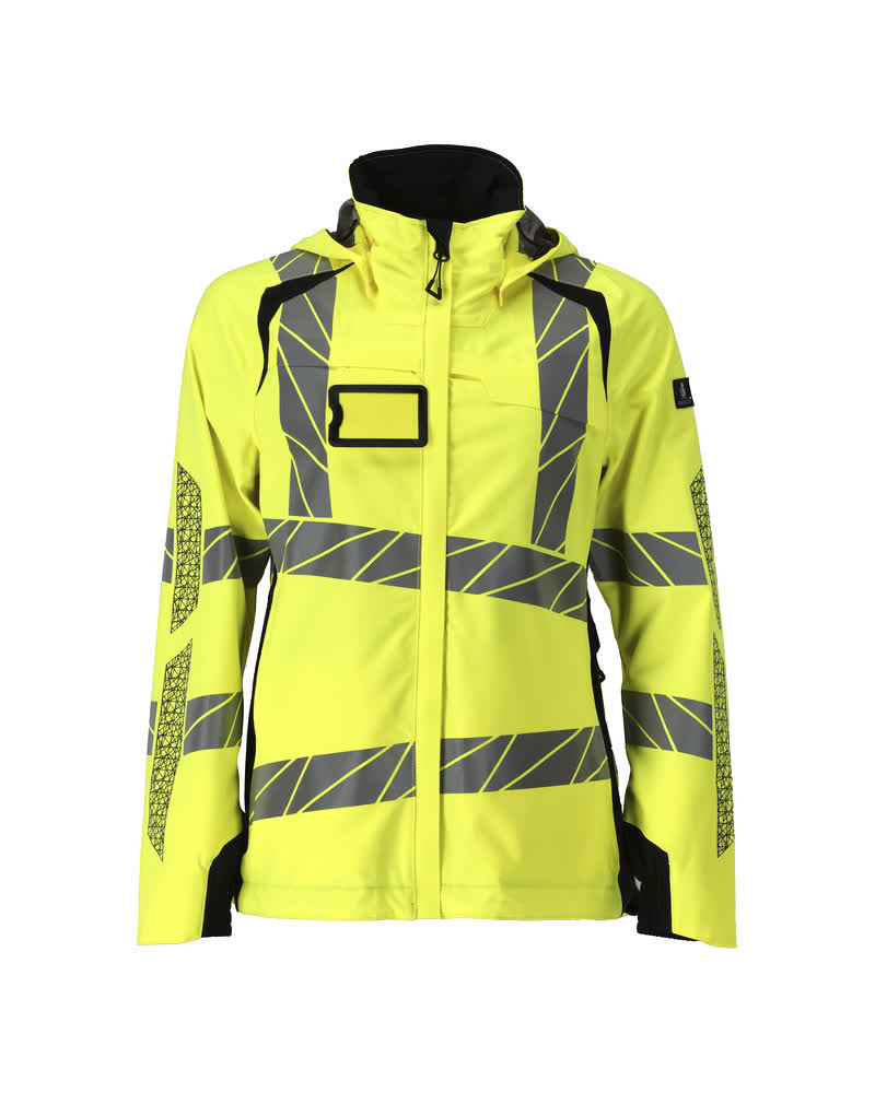 Winterjas - hi-vis geel/zwart