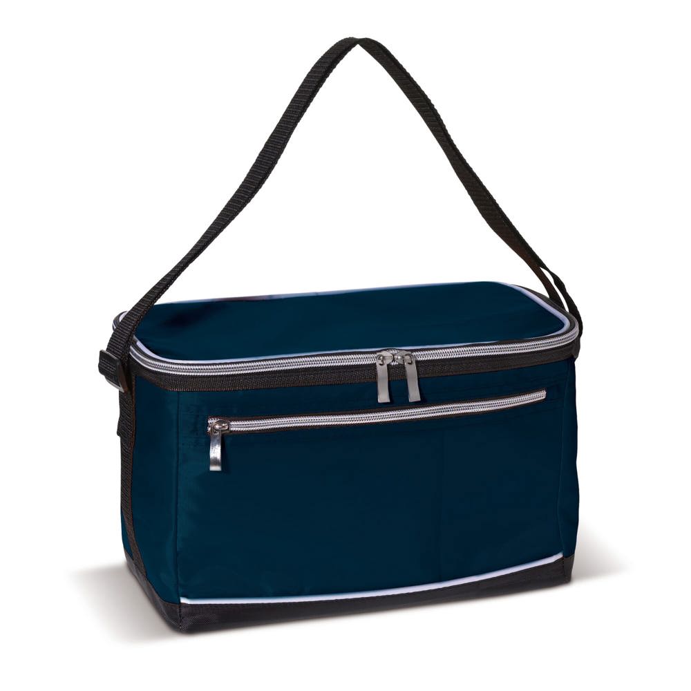 Koeltas met schouderband 30.5 x 17 x 19 cm - Donkerblauw