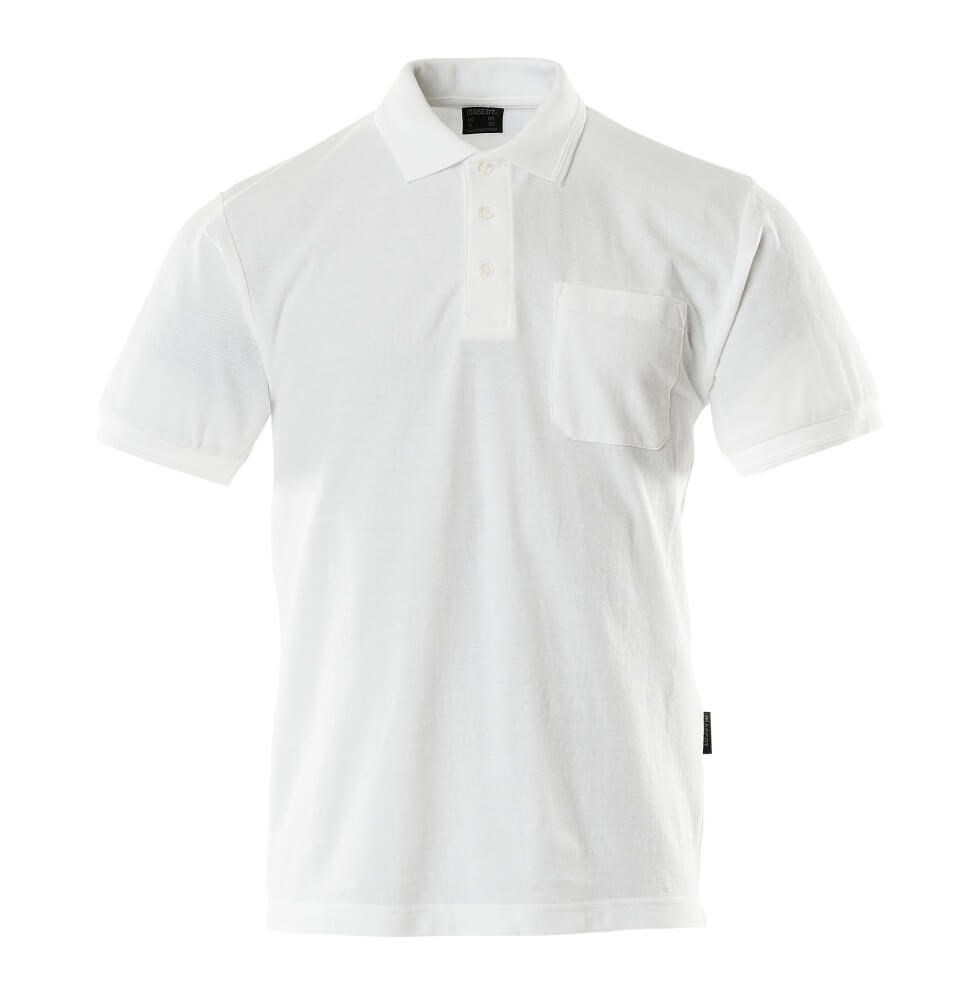 Poloshirt met borstzak - Wit