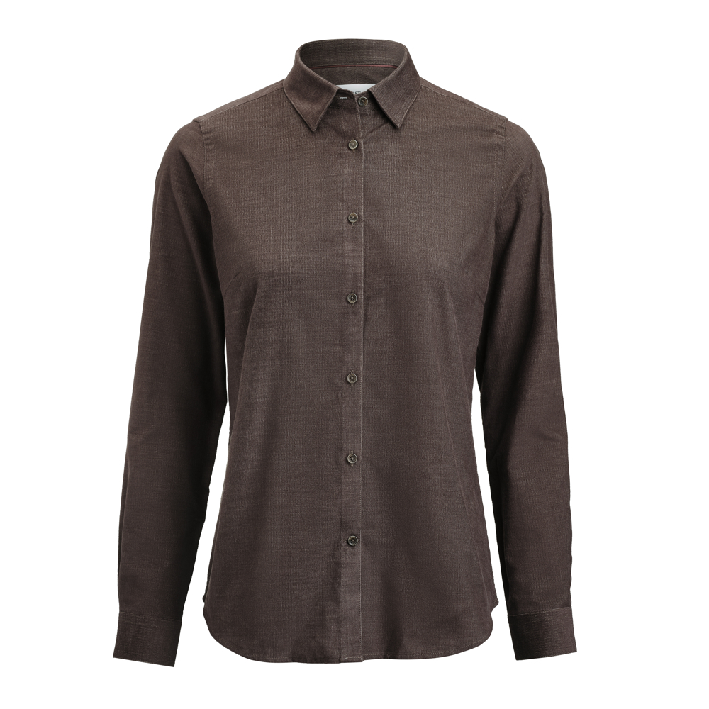 Indigo Bow 134 Cord Shirt Contemporary Fit W