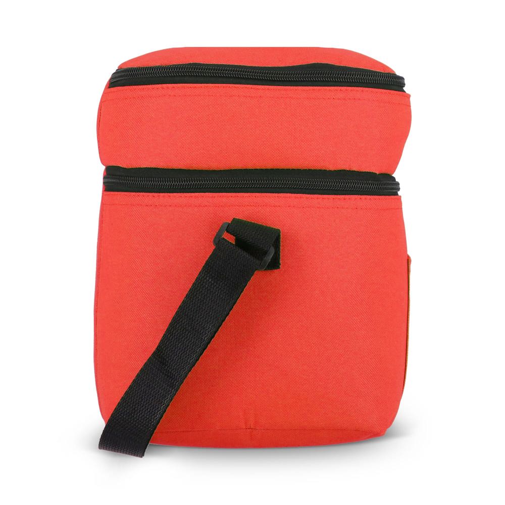 R-PET 600D koeltas met dubbele compartimenten, 30 x 20 x 24 cm, 12L