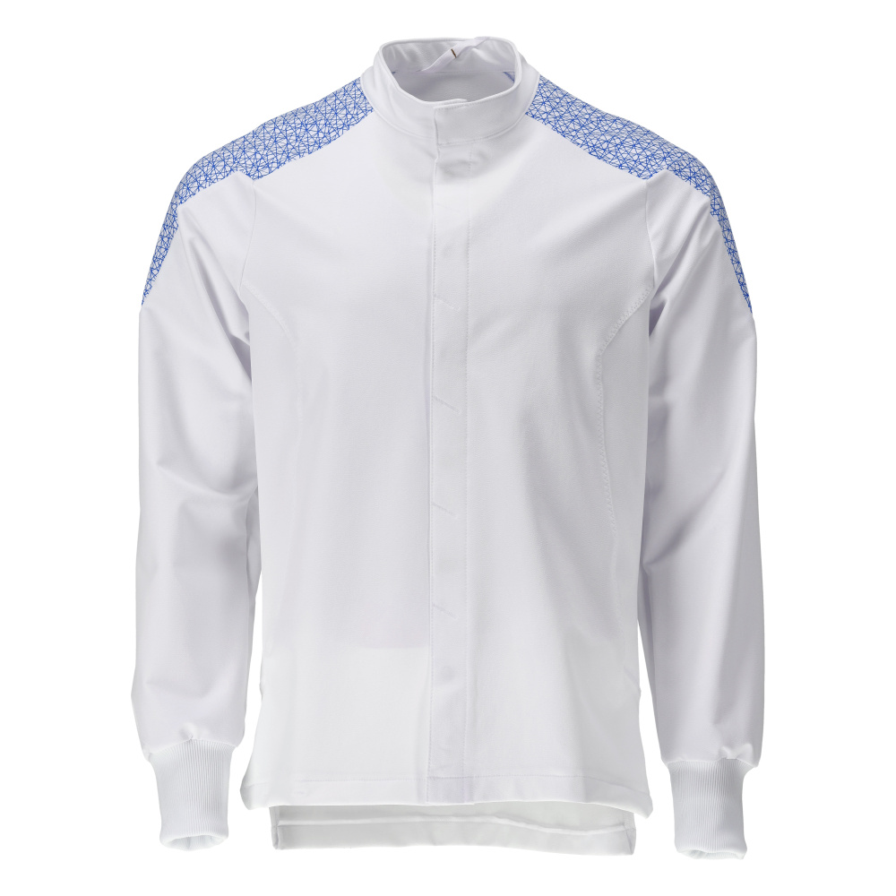 Jas - wit/helder blauw