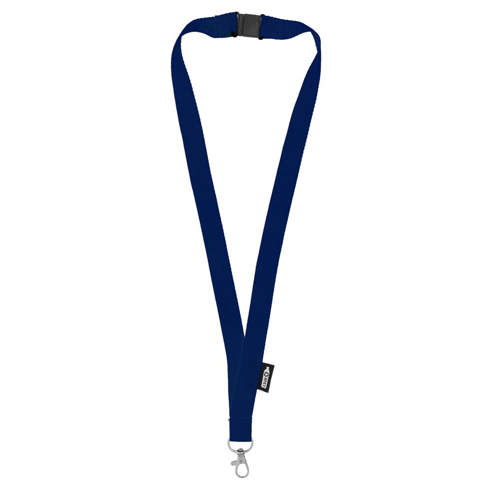 R-PET-lanyard - Donkerblauw