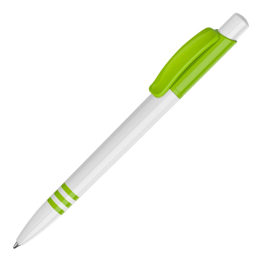 Balpen Tropic hardcolour - Wit / Lichtgroen