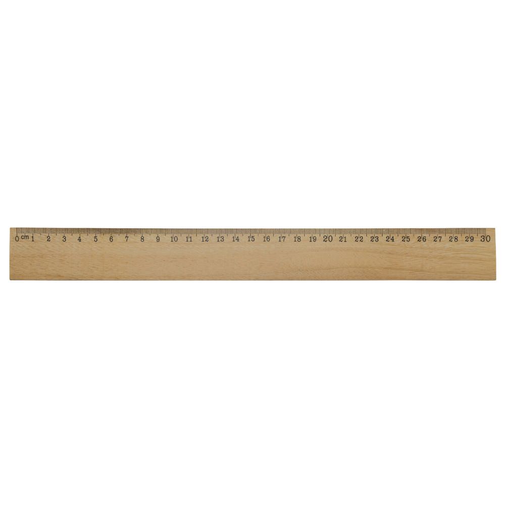 Houten liniaal 30cm