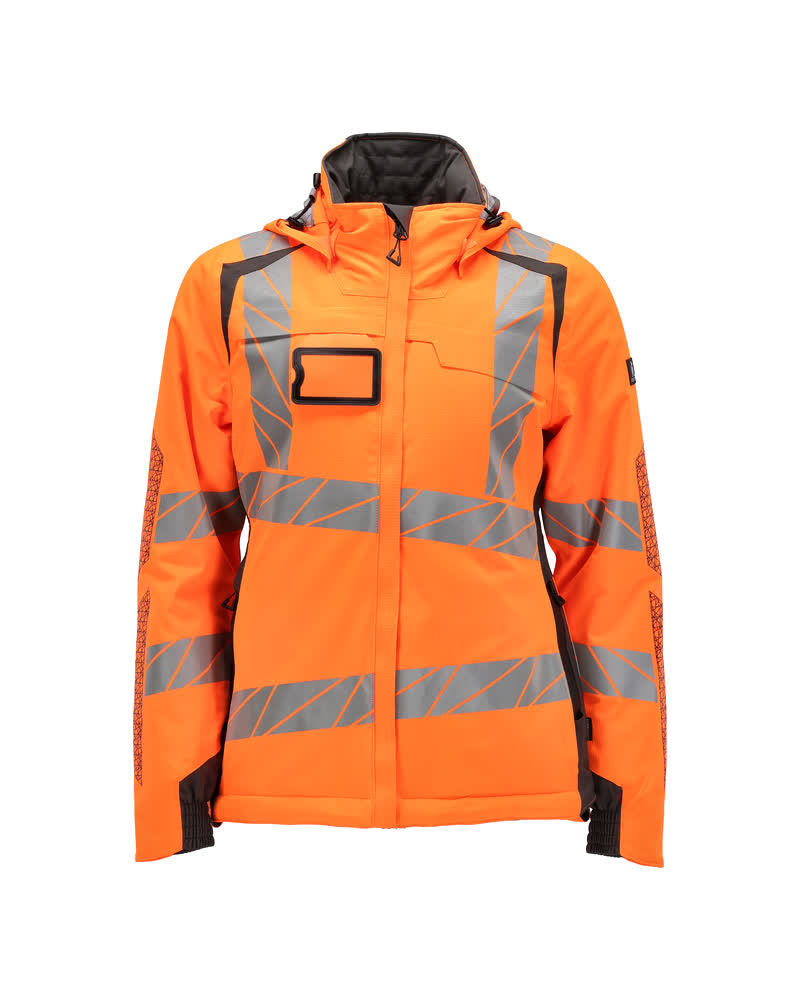 Winterjas - hi-vis oranje/donkerantraciet