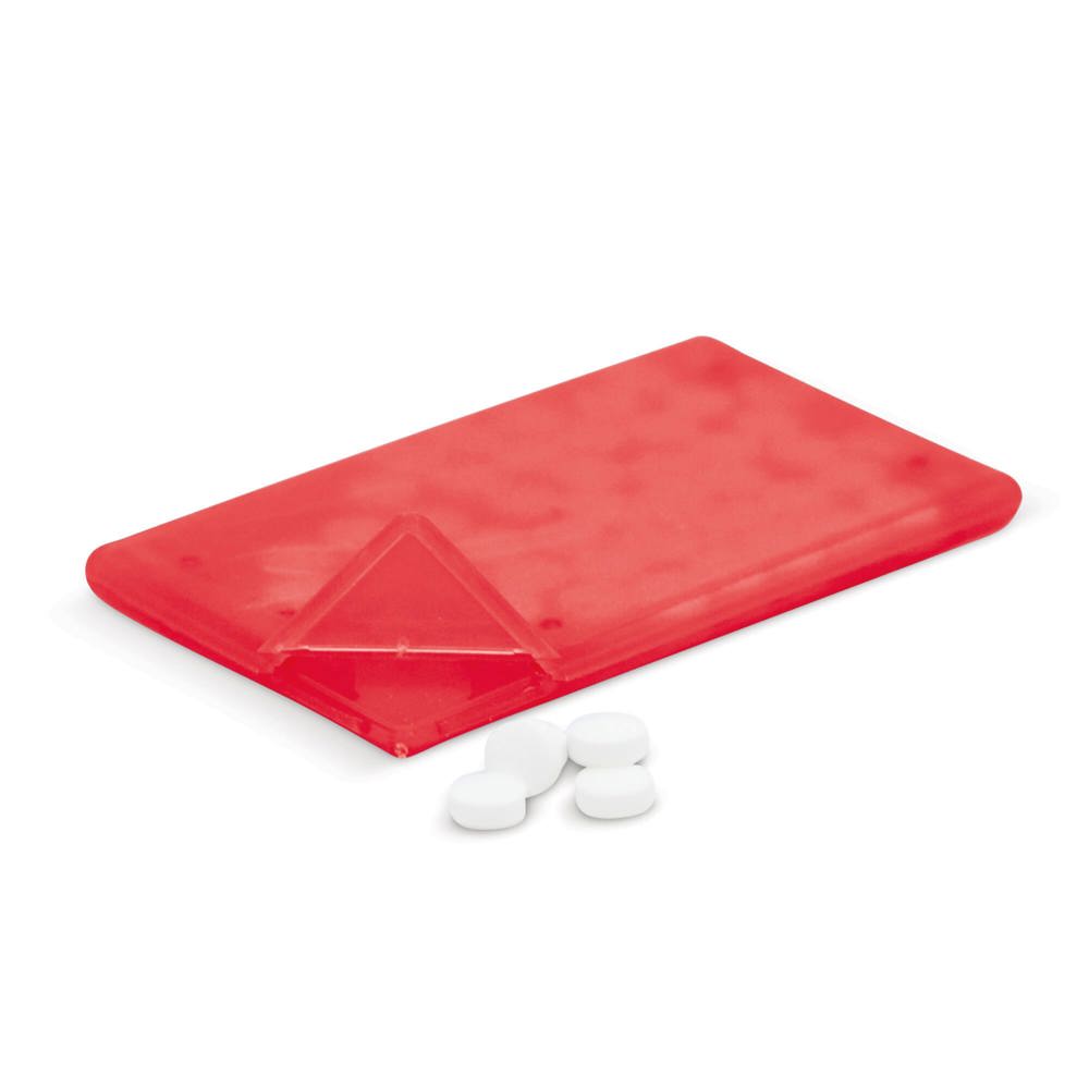 Pepermuntdoos - Ecru / Rood