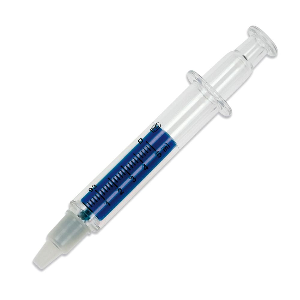 Markeerstift spuit - Transparant / Blauw