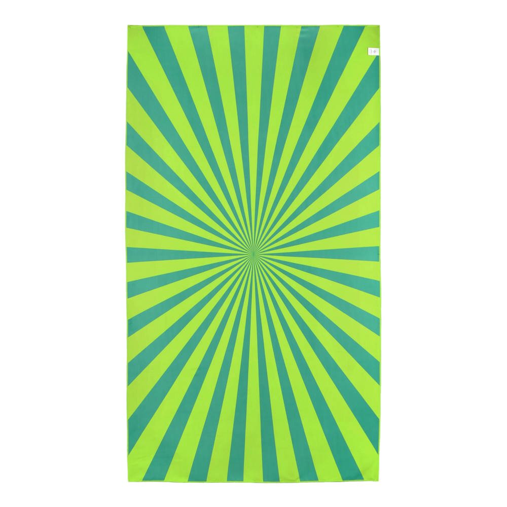 R-PET sneldrogende strandlaken 100x180cm met opbergzak (200g/m²) sublimatie