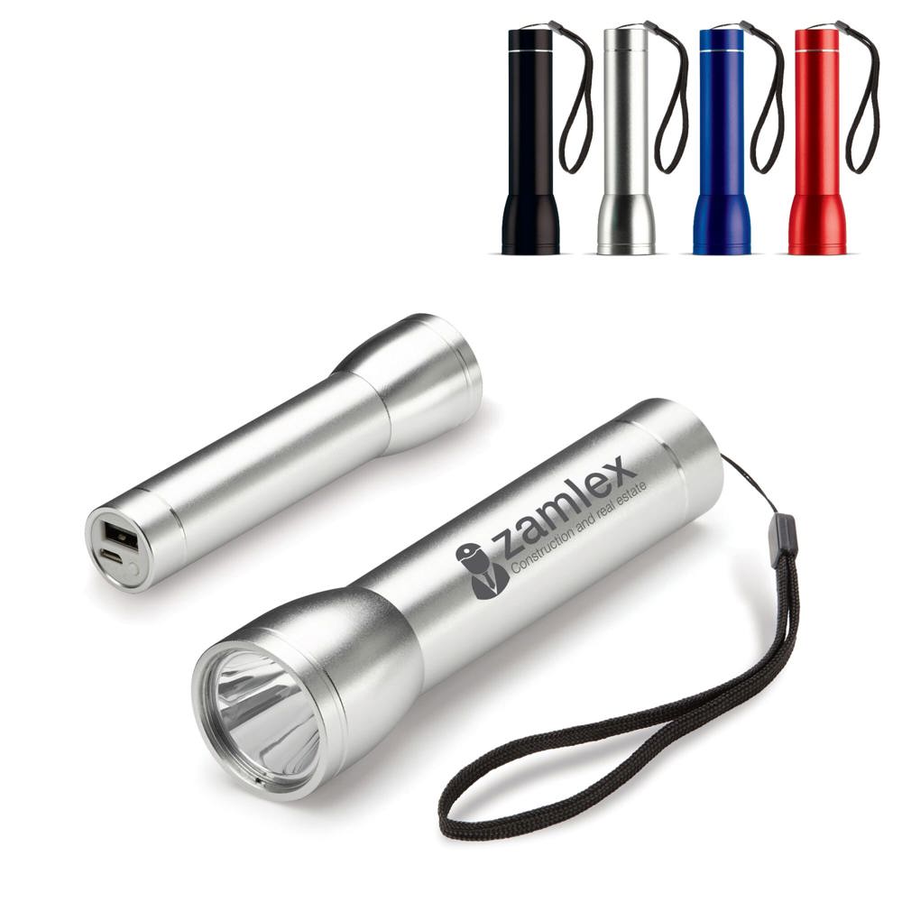Powerbank zaklamp 2200mAh