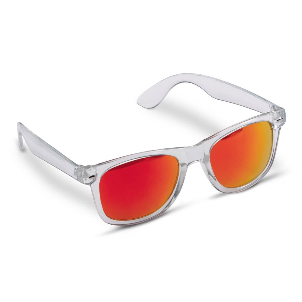 Zonnebril Bradley transparant UV400 - Transparant / Rood