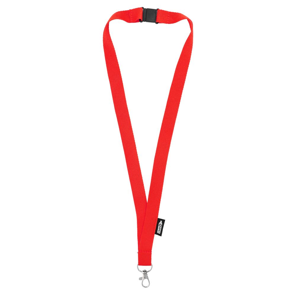 R-PET-lanyard - Rood