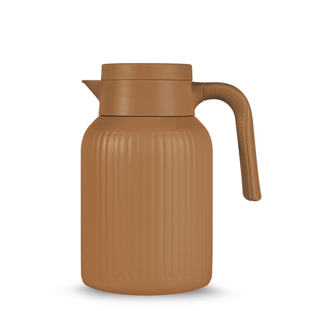 Sagaform Trine Thermoskan (gerecycled) 1.5 L - Bruin
