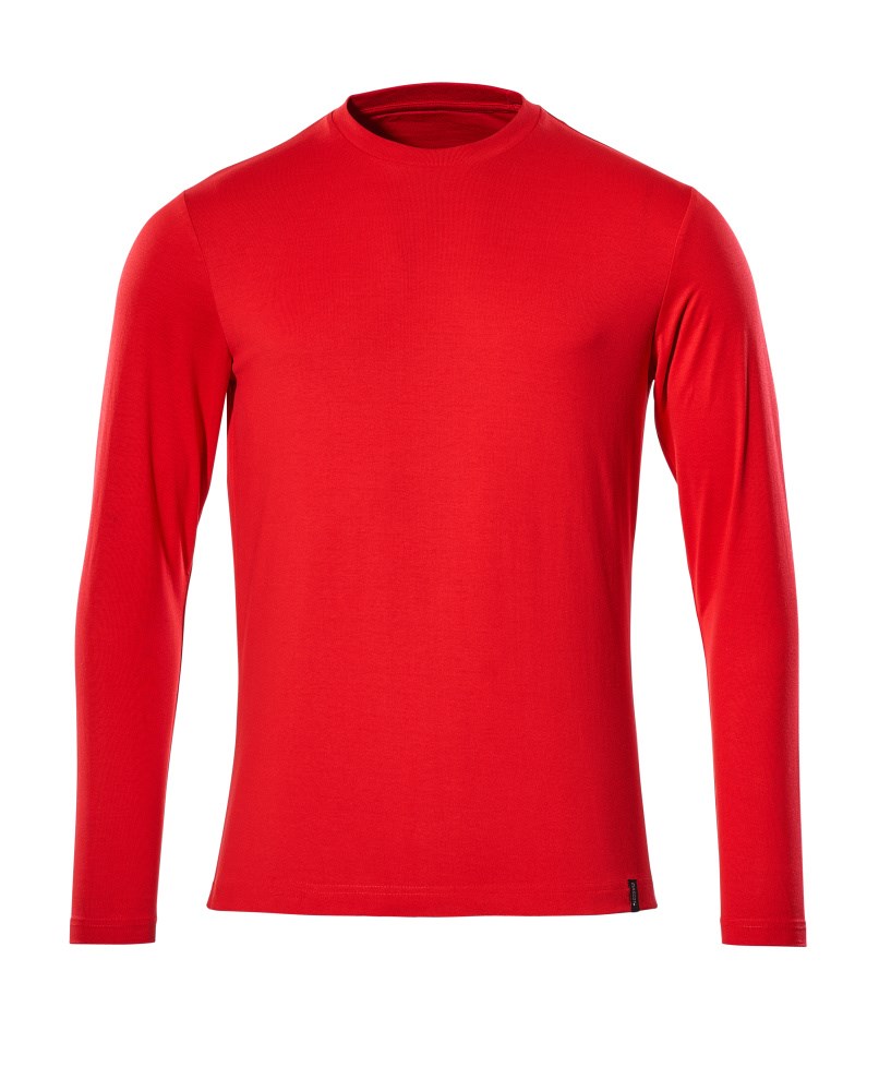 T-shirt, met lange mouwen - signaalrood