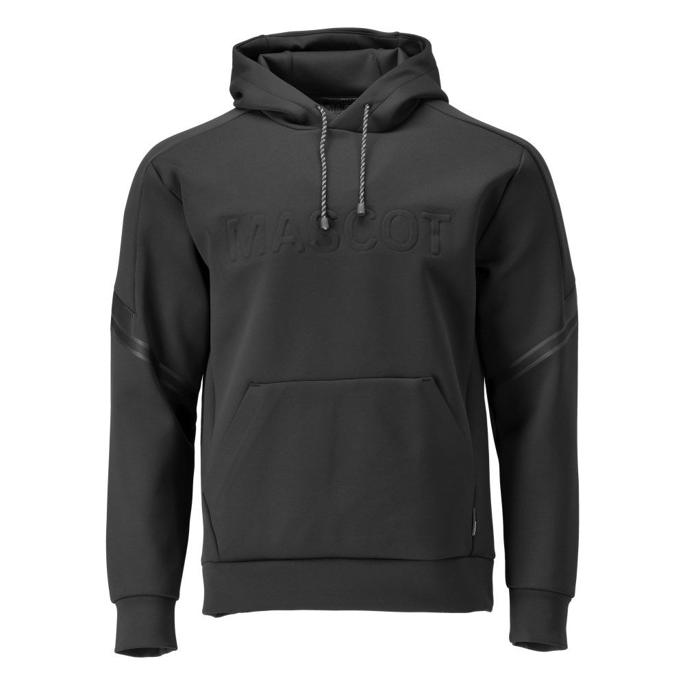 Fleece capuchontrui - Zwart