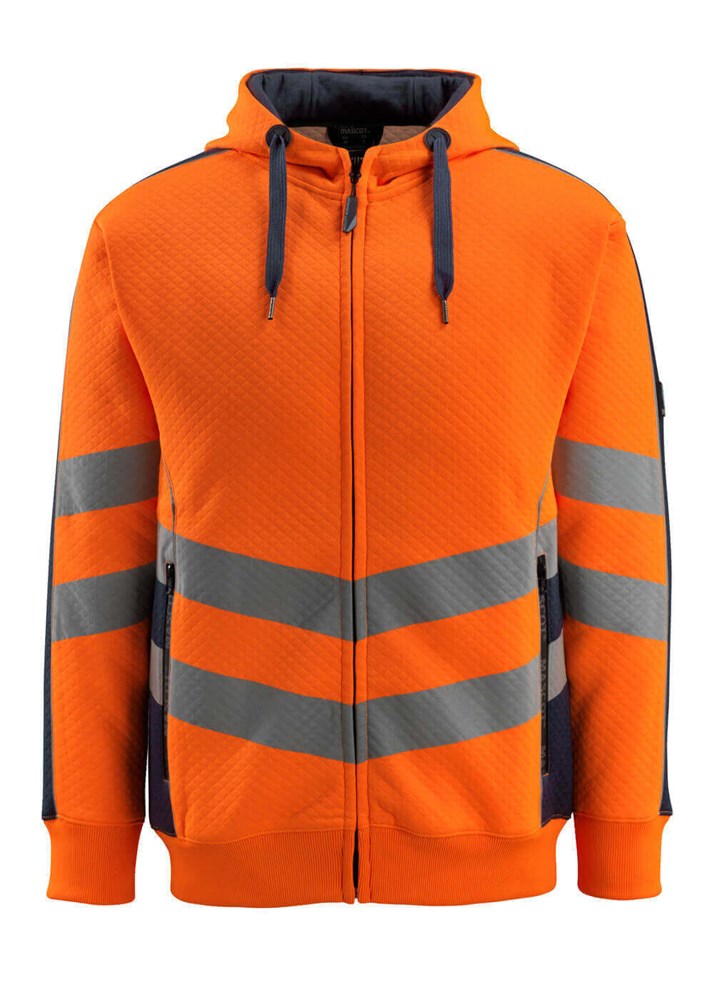 Capuchontrui met rits