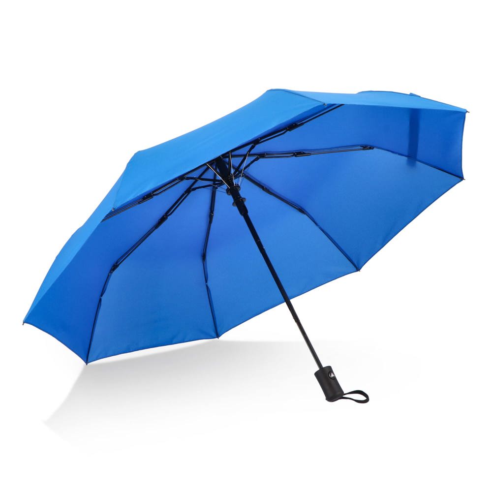 Daintree 190T Pongee 21.5" Opvouwbare winddichte paraplu Auto open - Blauw