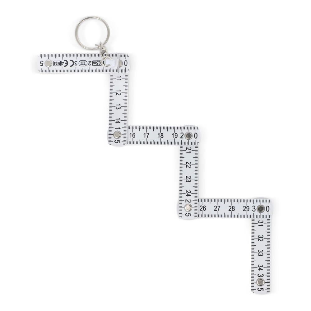 Gekalibreerde duimstok sleutelhanger 0,5m
