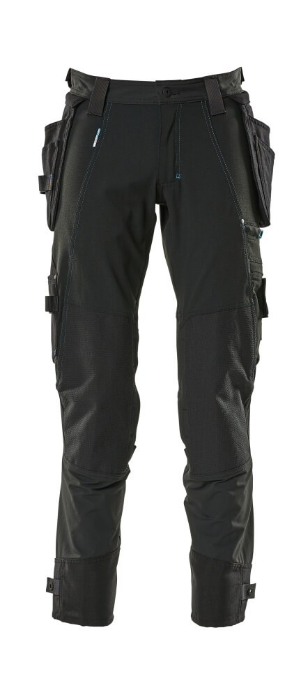 Broek met spijkerzakken - Zwart