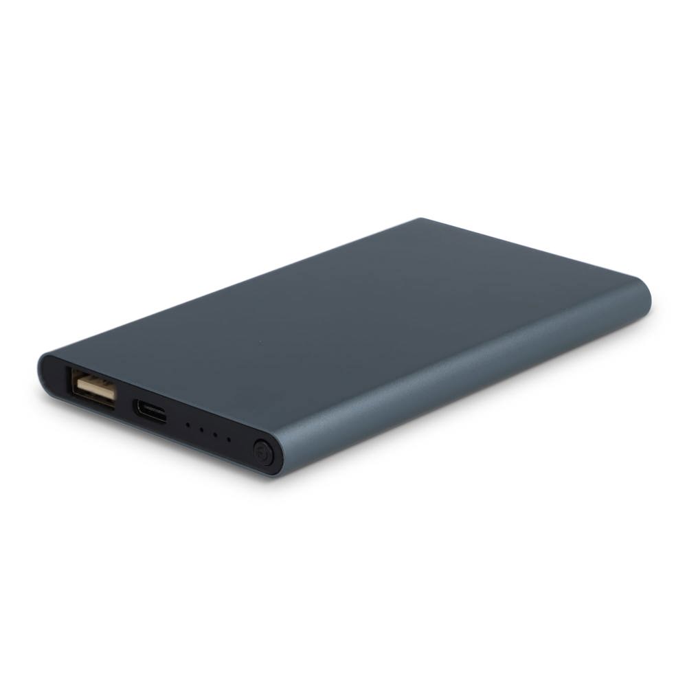 Enera Powerbank USB-C 4000 mAh R-AL - Donker gun metal