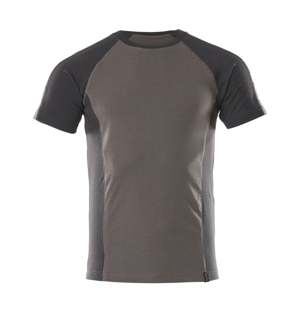 T-shirt - donkerantraciet/zwart