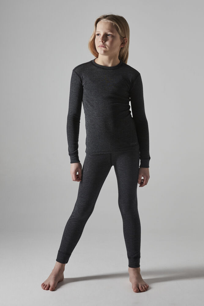 Craft - Wool Merino Set J Black Melange 110/116