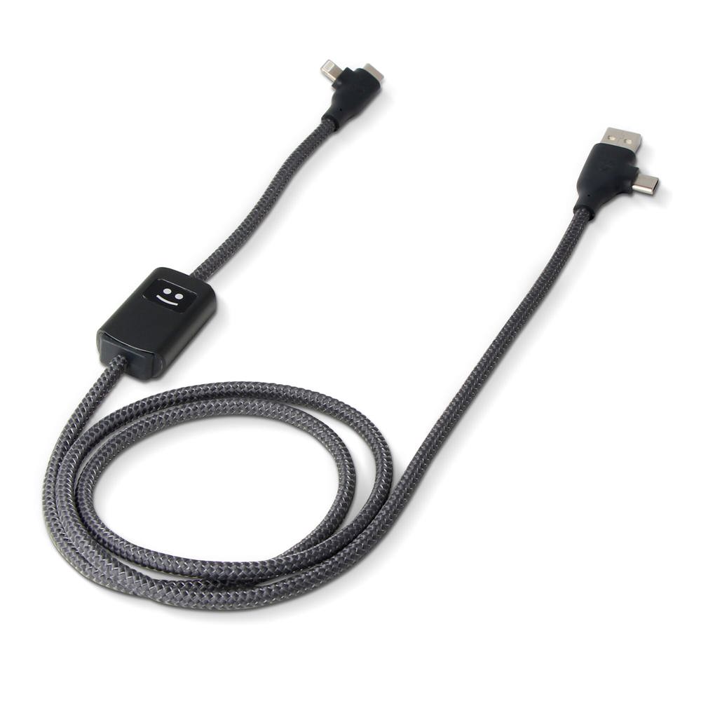 Xoopar Allure PD-kabel met gegevensoverdracht - Donker Grijs