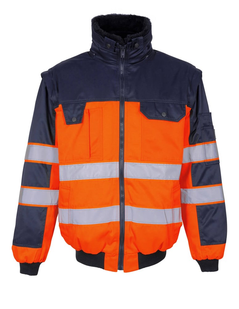 Pilotenjas - hi-vis oranje/marine