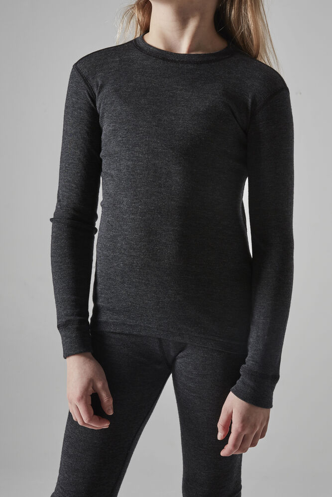 Craft - Wool Merino Set J Black Melange 110/116