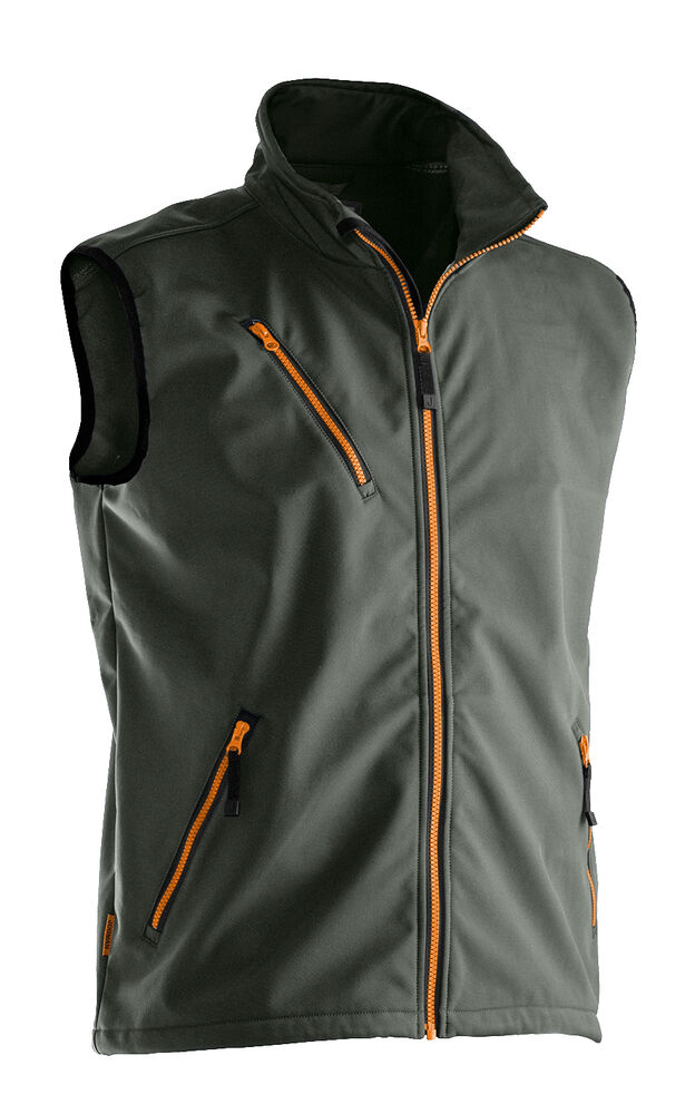Jobman - 7502 Softshell Vest - donkergrijs