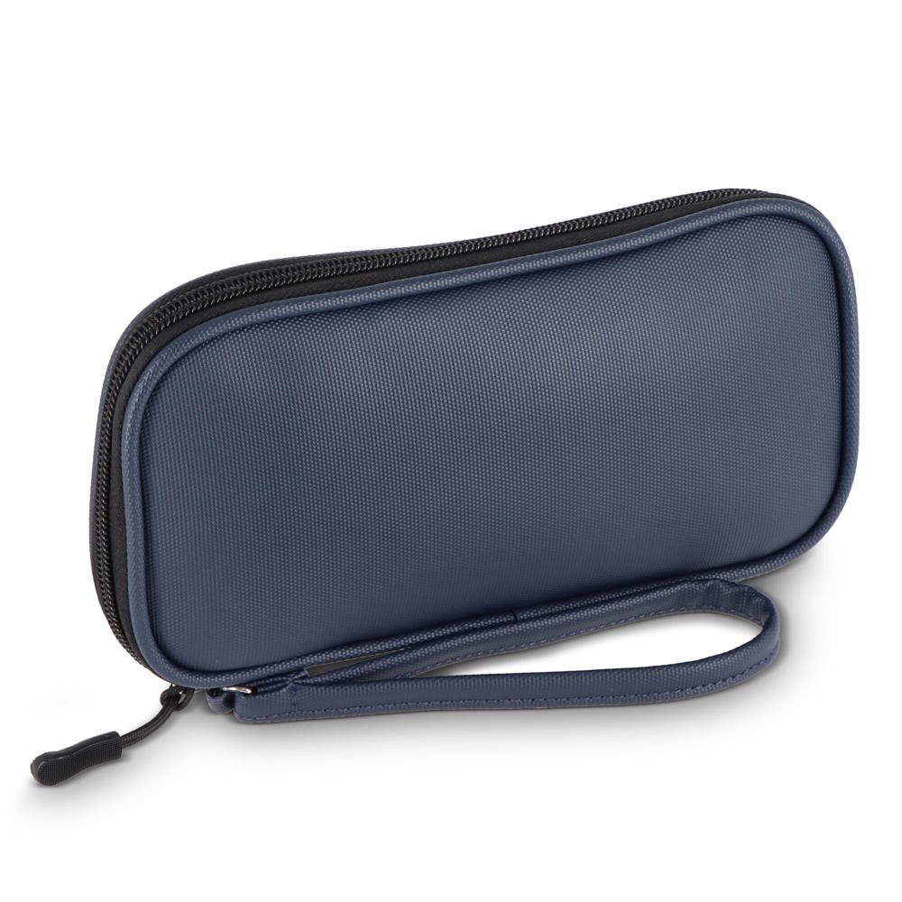 rPET PU-gecoate 210D Kyra organizer tas 20 x 11.5 x 2 cm - Donkerblauw