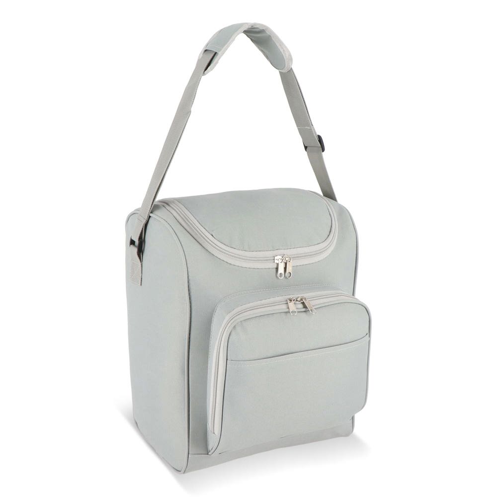 R-PET 600D koeltas, 26 x 19 x 34 cm, 13L - Grijs