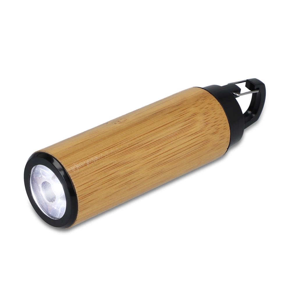 Bamboe zaklamp met clip
